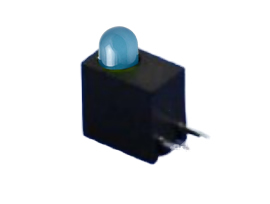 组装LED单颗3MM插件蓝灯,3MM插件蓝灯黑色塑料器件